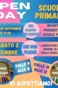 Open day scuole primarie Don Gnocchi e Renzo Pezzani