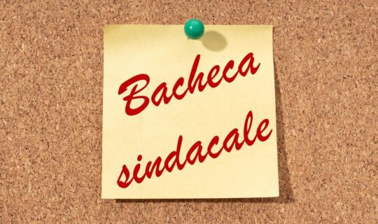 bacheca sindacale
